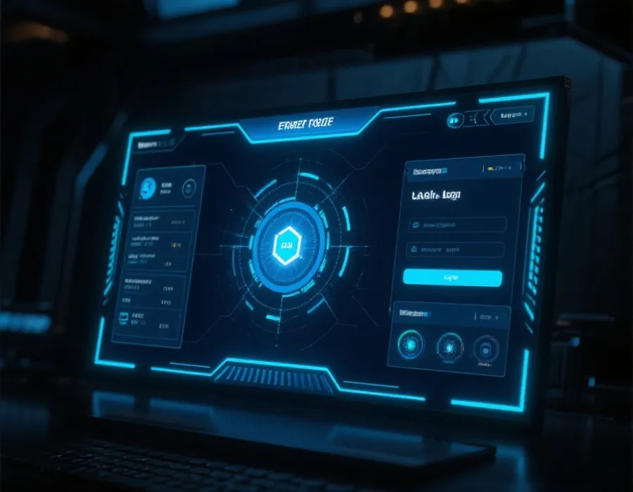 哈希分分彩安全登录界面示意图